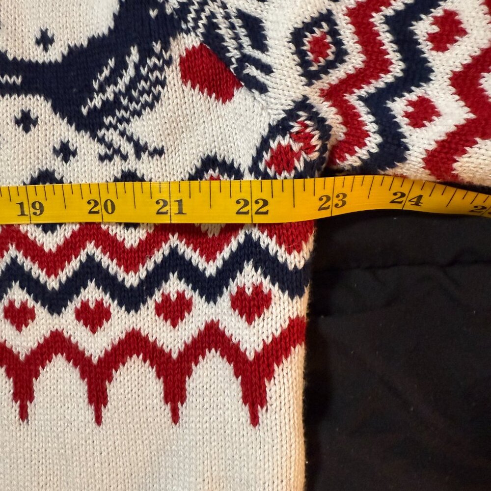 Modcloth Golden Day Raglan 100% Cotton Sweater Buttercream NWT bird fair isle XL - Picture 6 of 11